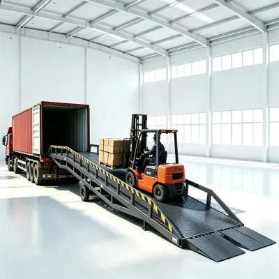 Hydraulic Mobile Container Loading Dock Ramp Hydraulic Mobile Container Loading Dock Ramp