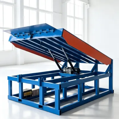 Custom Height Hydraulic Loading Dock Ramp Custom Height Hydraulic Loading Dock Ramp